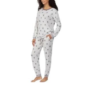 Disney Women's Pajamas Mickey Mouse Set Gray Size XXL NWT